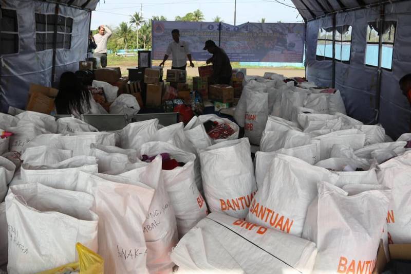 BPBD KTT Membuka Posko Pengumpulan Bantuan Korban Bencana Tsunami di Palu dan Donggala Sulteng